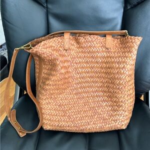 Madewell woven crossbody/shoulder bag